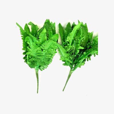 The Range Pack of 2 Artificial Faux Boston Fern Plant Bushes 30cm - Green