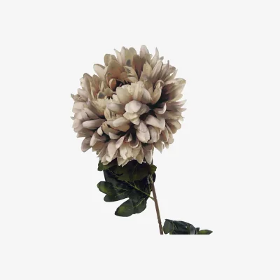 The Range Leaf Design Artificial Chrysanthemum Stem Flowers - 75cm Mushroom Chrysanthemum