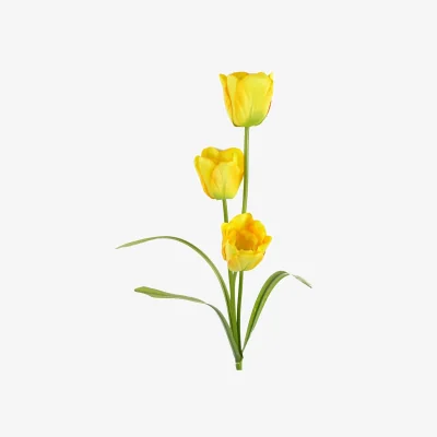 The Range Artificial Tulip Flower Stem - Yellow