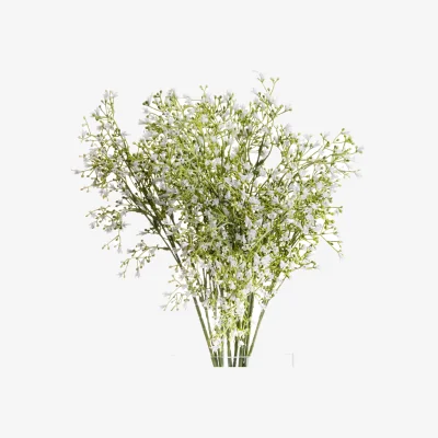 The Range Hill Interiors Wildflower Spray Artificial Flower - White/Green