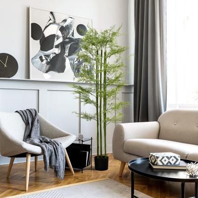 The Range Artificial Plants Asparagus Fern in Pot Indoor Outdoor Home Decor - Green