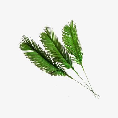 The Range Set of 3 Artificial Cycas Palm Leaves - Green