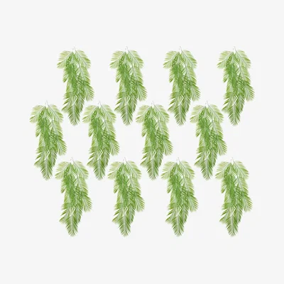 The Range Artificial Hanging Palm Leaves Plant - Green