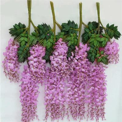 The Range 24 pcs Wedding Wisteria Flowers - Dark Purple