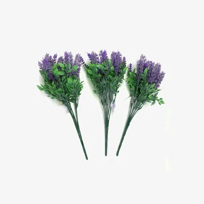 The Range 3Pk Artificial Lavender Bundles Purple Flowers  - Purple