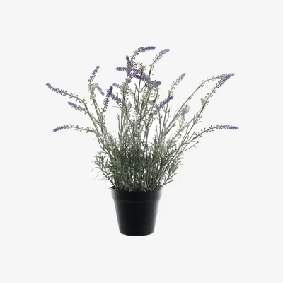 The Range Potted Lavender Artificial Flowers - Lavender