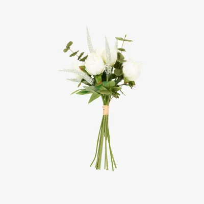 The Range Artificial Peony Bud Salvia and Eucalyptus Bouquet