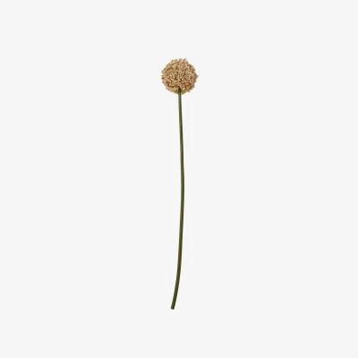 The Range set of 3 pink artificial allium stems silk look faux flowers - Pink