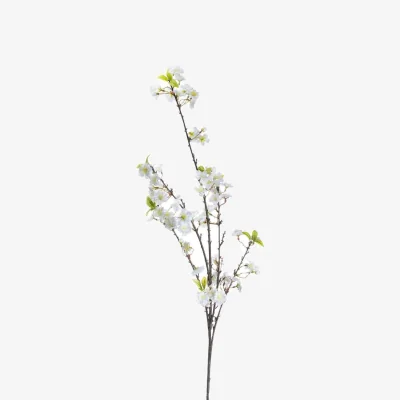 The Range Set of 3 Cherry Blossom Sprays Artificial Flowers - Burgundy