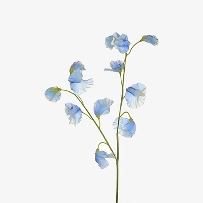 The Range Artificial Skye Sweetpea Flower - Blue