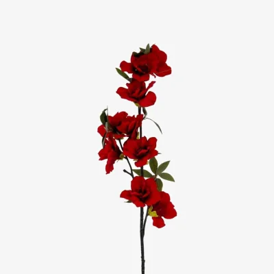 The Range Set of 3 Crimson Bloom Red Artificial Flower Sprays - Red