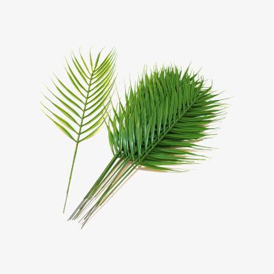 The Range Pack of 12 Artificial Palm Leaves - Green