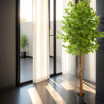 The Range Artificial Plant - Detailed And Lifelike, Ficus Tree, Low-Maintenance - Green / 180cm