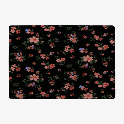 The Range Beautiful Pink Flowers Rug - Pink / 110cm