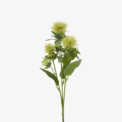 The Range Hill Interiors Anemone Spray Artificial Flower - Green