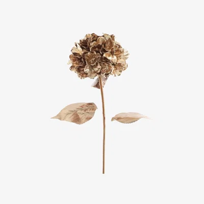 The Range Artificial Metallic Hydrangea 70cm - Gold