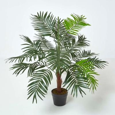 The Range Homescapes Green Mini Palm Tree Artificial Plant with Pot, 100 cm - Green