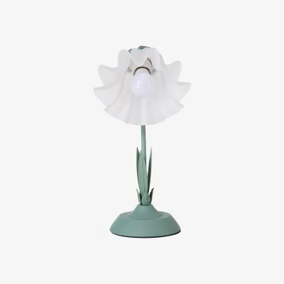 The Range Vintage Flower Table Lamp - Green