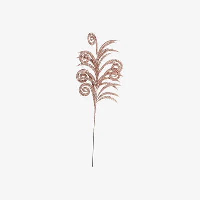 The Range Glittery Peacock Fern Pick - Rose Gold
