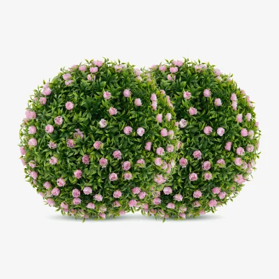 The Range 2PCS Artificial Plant Topiary Balls - Green