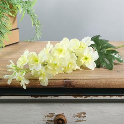 The Range Silk Arundel Garden Delphinium Stem 77cm - Yellow