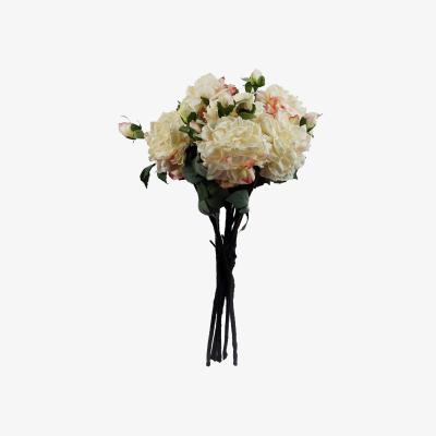 The Range 6 x Peony Artificial Flower 6 flowers 18 buds - White