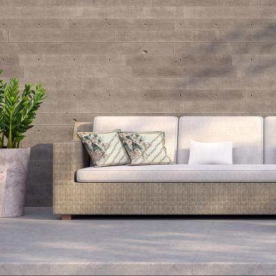 The Range Scarf and chain Flowers pattern Outdoor Cushion - Green / 60cm