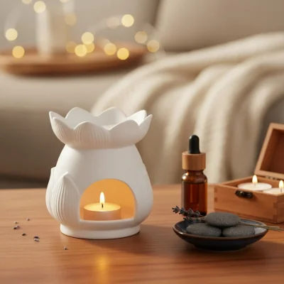 The Range Lotus Flower Oil Burner