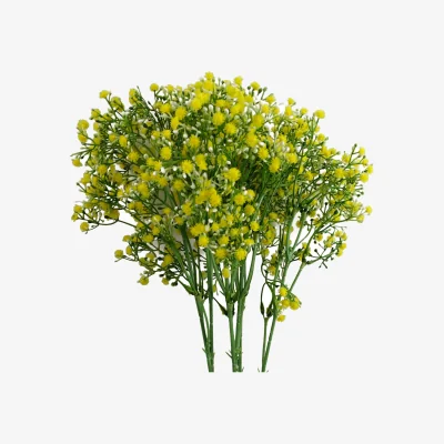 The Range Bunch of Gypsophila Artificial Flowers Stems - Gypsophila Yellow