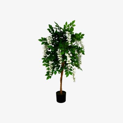 The Range Luxury Artificial Wisteria Tree White Flower - Green