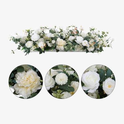 The Range Livingandhome Artificial Flower Row for Wedding Aisle Decor - Green