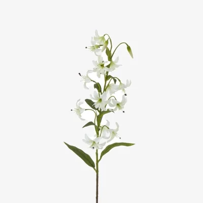 The Range Hill Interiors Turk´s Cap Lily Spray Artificial Flower - Green