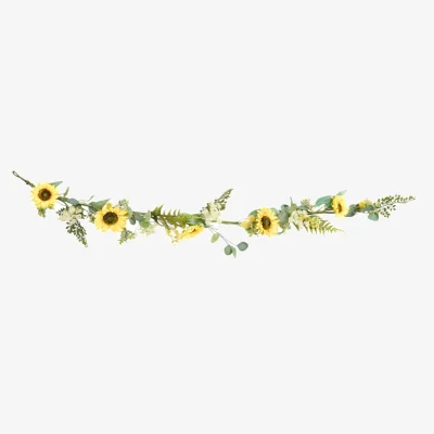 The Range Artificial Sunflower Meadow Garland - Yellow