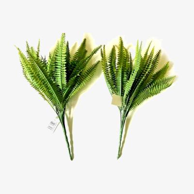 The Range Pack of 2 Green Fern Plants Bushes Foliage Woodland - Green