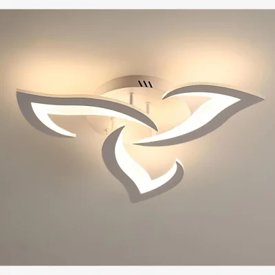 The Range Flower White Ceiling LED Light - White