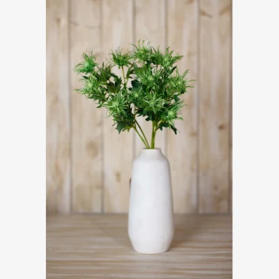 The Range Wyld Haus Set of 3 Green Sea Holly Artificial Flower Sprays 670mm - Green