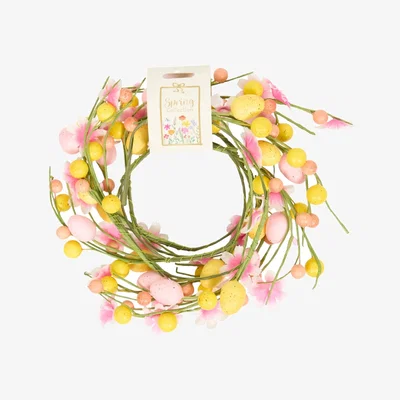 The Range Pink and Yellow Flower Egg Garland