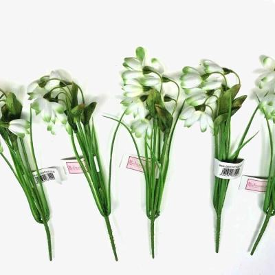 The Range Pack of 5 Artificial Snowdrop Flower Sprays - White