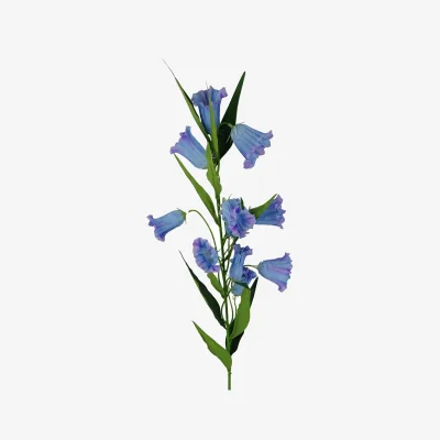 The Range Artificial Large Trumpet Flower Stem 100cm - Blue