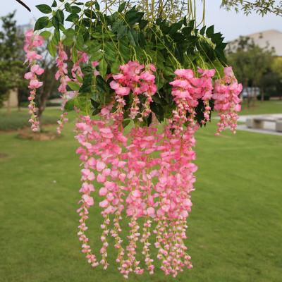 The Range 12 Pieces Hanging Artificial Wisteria Vine - Pink