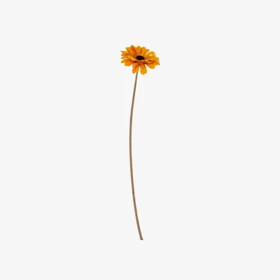 The Range 3 Pack Orange Gerbera Artificial Flower Stems - Orange