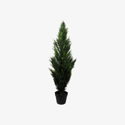 The Range UV Artificial Cedar Cypress Topiary UV Resistant - Green / 35cm