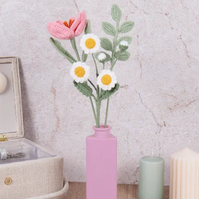 The Range Flower Blooms Crochet Kit - Pastal