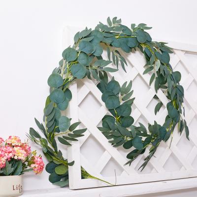 The Range Artificial Eucalyptus Leaves Garland Fake Greenery Vine Ivy Home Garden Decor - Green