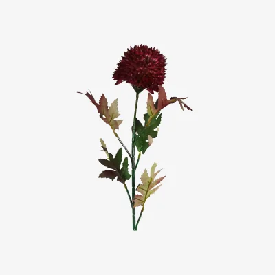 The Range Large Ball Dahlia Artificial Flower Stem - Dahlia Ball Pink