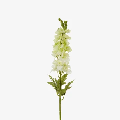The Range Hill Interiors Elatum Delphinium Artificial Flower - White