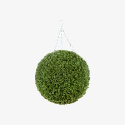 The Range Best Artificial 36cm Conifer Topiary Grass Ball - Green