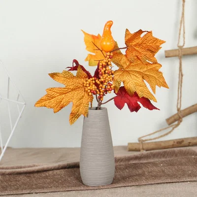 The Range Maple Leaf Centerpiece - Orange