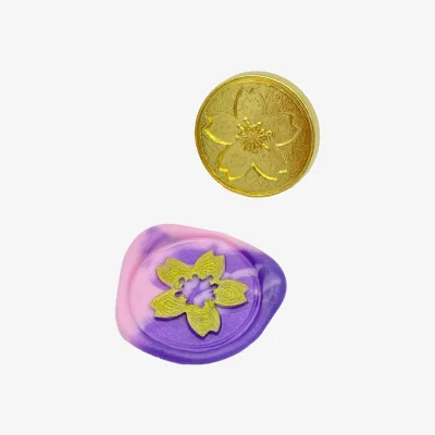 The Range Flower Wax Stamp Head - Gold