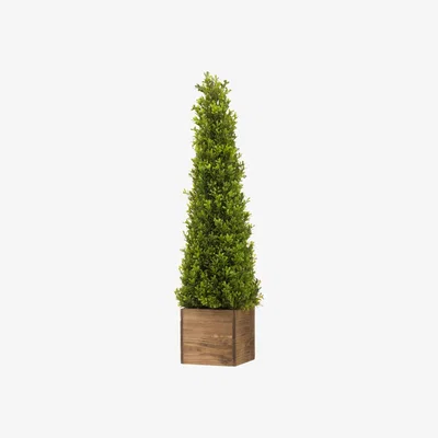The Range Large Topiary Pyramid Classic Garden Decor - Green